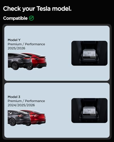 Spigen Tempered Glass Screen Protector [GlasTR Slim] designed for Tesla Model 3 (2024/2025/2026), Model Y Juniper (2025/2026) 8" Rear Touchscreen - Matte/Anti Finger Print