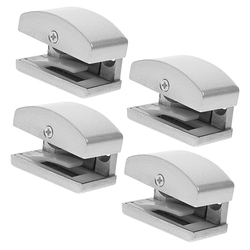 UKCOCO 16 Peças batente porta base ajustável trilha guia da porta trilho para porta correr trilho po