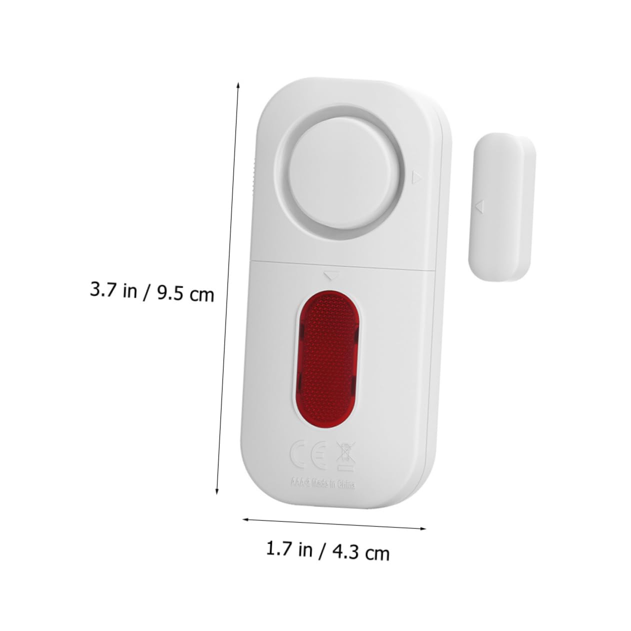 OSALADI 3pcs Alarm for Doors When Opening Window Door Alarms for Kids Safety Magnetic Door Household Siren Doors and Windows White abs Alarm Window and Door Alarms for Home