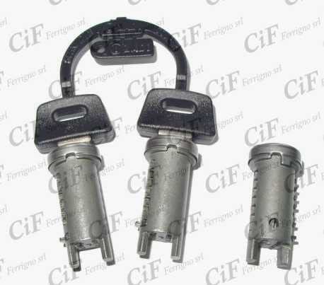 SERRATURE 3 CILINDRETTI 2 CHIAVE PIAGGIO VESPA 50 PK S 1985 CHIAVI BLOCCHETTO