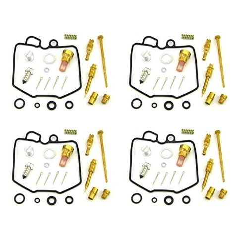 Damineding 4 X fit for 80-83 GL1100 GL 1100 Carb Carburetor REPAIR Rebuild Kit Cover