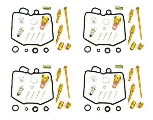 Damineding 4 X fit for 80-83 GL1100 GL 1100 Carb Carburetor REPAIR Rebuild Kit