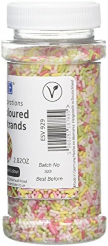 PME Multi Coloured Sugar Strands 80 g