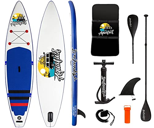 AQUALUST 11'6' Touring SUP Board Stand Up Paddle aufblasbar Paddel ISUP...