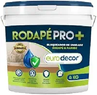 Rodapé Pro Impermeabilizante Euro decor 4KG Contra Infiltração Ascendente Rodapé Paredes
