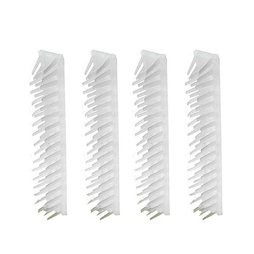Parliky 4Pcs Cat Corner Massager Brush Removable Pet Grooming Tool for Hair Removal and Massage and Materials for Cat Relaxation and Care