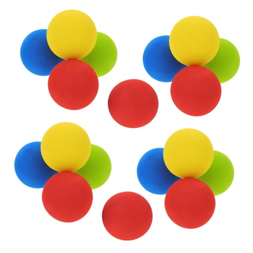 Mikinona 18 Piezas de Golf EVA de Colores Suaves para Entrenamiento Interiores Bolas de Práctica para Jardín Patio y Deportivos Familiares