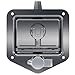 TCH Hardware Stainless Steel T-Handle Cam Latch with Mounting Holes & Lock Dust Cover - Folding T Handle Latch RV Camper Truck Trailer Toolbox