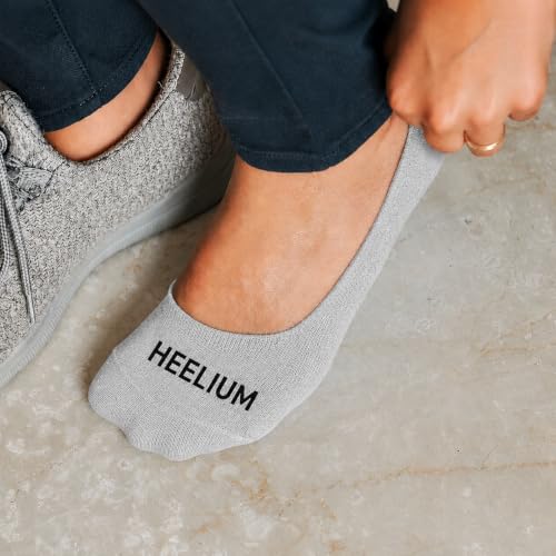 Image of HEELIUM Bamboo No Show Socks for Men | Odour Free & Breathable | 3X Softer Than Cotton Socks | Low Cut Socks | Size (UK 6-10)