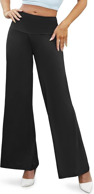 Fall Fashion Must Haves Travel Pants for Women with Stretch Barrel Cut Slacks for Women Fit High Waist