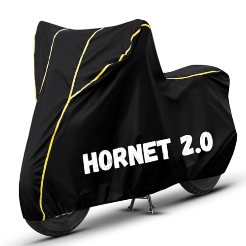 Image of Bike Cover for Hornet 2.0 100% Waterproof, Dustproof & Scratch Resistant| Fully Bottom Elastic UV Resistant Heavy Duty Body Cover | All Weather Outdoor Use