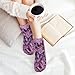 HMNBCD Ankle Socks All Butterflies Are on Purple Background Socks for Women Men Athletic Cotton Sock Moisture-Wicking Sock for Running Sports Warm Stockings 5 Pairs