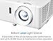 Optoma HZ39HDR Laser Home Theater Projector with HDR | 4K Input | 4000 lumens | Lamp-Free Reliable Operation 30,000 hours | Easy Setup with 1.3X Zoom | Quiet Operation 32dB | Crestron Compatible,White