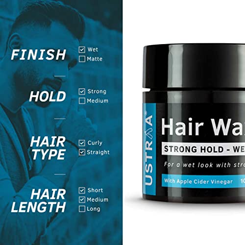 Cera para cabello Ustraa Strong Hold Wet Look 3.5 oz miniatura 7