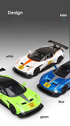 Image of Invite Enterprise 1:22 Aston Marttin Model Car with Box, Zinc Alloy Pull Back Toy car with Sound and Light Ornaments Boy Toy Cars Scale Model Car 【Colors as Per Stock】