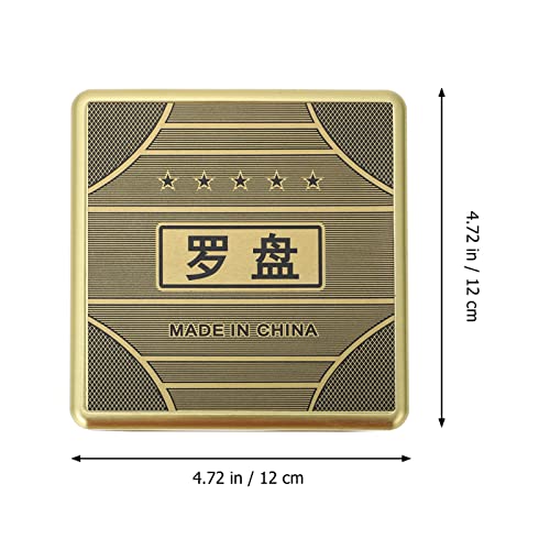 Brújula Feng Shui Luo Pan portátil 4.72x4.72x0.90 in miniatura 5