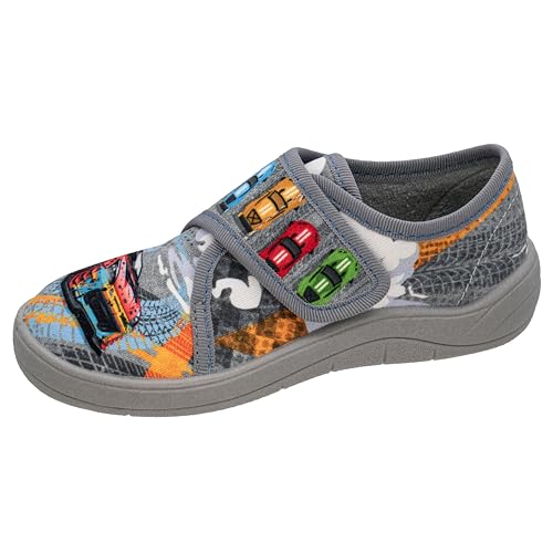 Fischer Markenschuh Kinder-Klett-Hausschuh