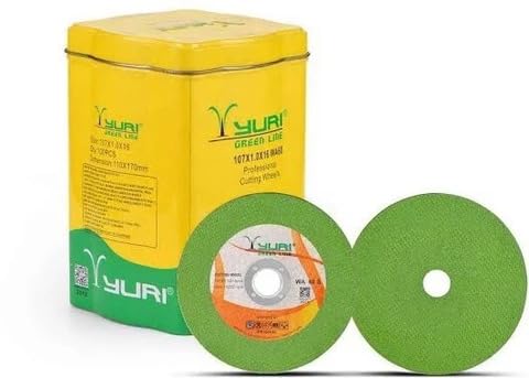 4-Inch Double Net Cut off Wheels for Metal and Stainless Steel Cutting using Angle Grinder, Green - Pack of 100 Pieces-image-25