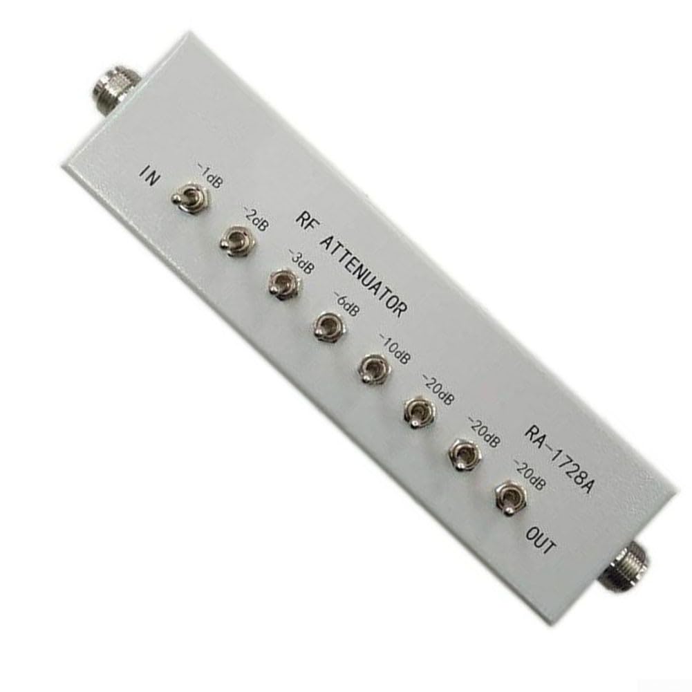 0-82 dB für SMA-Funkfrequenzdämpfer, variabel/Schrittdämpfer 50 Ohm für Ham Radios