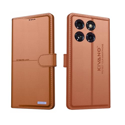Image of Compatible with Motorola Edge 60 Stylus 5G Flip Cover | Leather Finish | Inside Pockets & Inbuilt Stand | Shockproof Wallet Style Magnetic Closure Back Cover Case