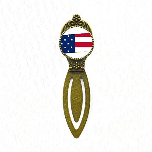 Marque-page drapeau USA rétro carte États-Unis étoiles pour lecteur