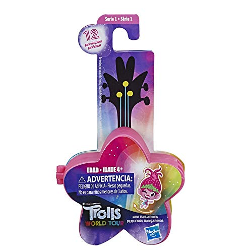 Figura Trolls Pequenos Dançarinos Surpresa - E6566 - Hasbro - APENAS 1 (UMA) UNIDADE, NÃO É POSSÍVEL