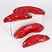 YOUNZJ Caliper Covers Compatible for Toyota Camry 2019-2024 RAV4 2020-2024 17 in 18 in Wheel Hub fit Front and Rear Car Brake Caliper Cover Set of 4 Red