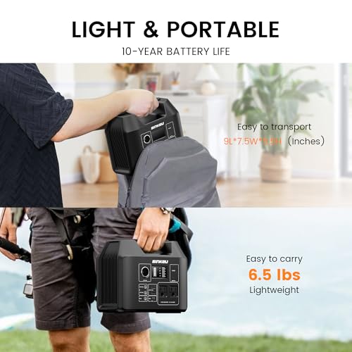SinKeu Portable Power Station 80000mAh,256Wh LiFePO4 Battery Backup,300W AC Outlets, Power Bank for Hurricane Emergency Outdoor Camping RVs Home 4 AI VOLT Generator Website 410CCm9hGBL. SL500 AI VOLT Generator Website