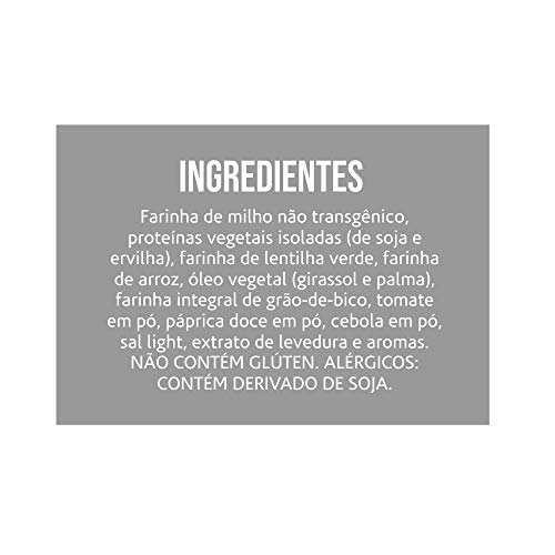 Snack V3Ggie Sabor Páprica Defumada com Grãos Vegetais e 7g de Proteínas Vegetais Snack Saudável Bel