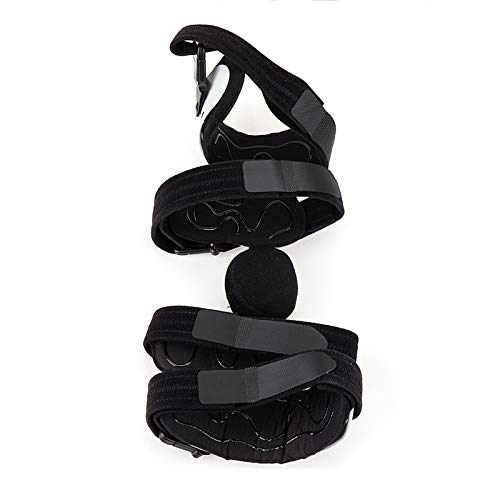 Rodillera con bisagras ROM, Ajustable Post Op Patella Brace Support Estabilizador Pad Orthosis Splint Wrap Medical Orthopaedic Guard Protector (Derecha)