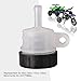 GOOFIT Motorcycle Universal Master Cylinder Rear Brake Clutch Tank Fluid Oil Cup Reservoir Replacement for Suzuki