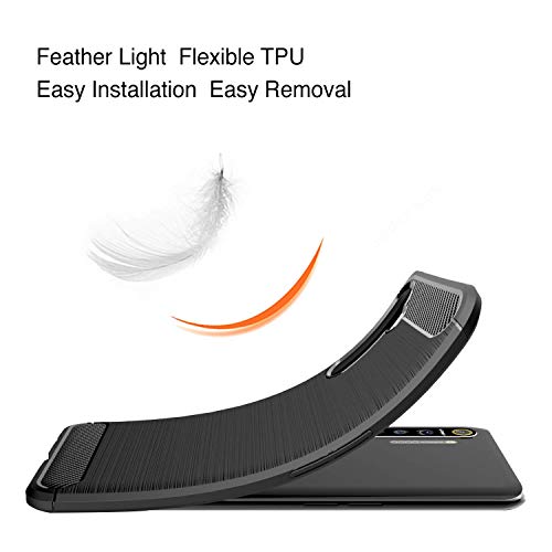 Image of JGD PRODUCTS for Realme C3 Carbon Fibre Armor Drop Tested Shock Proof TPU Back Case Cover