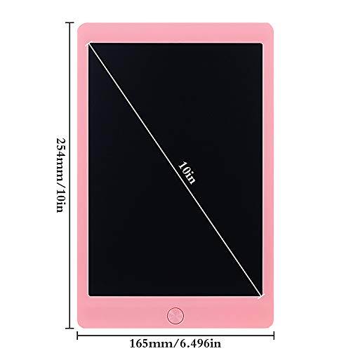 Coxtnbio 10 inch LCD Writing Tablet, Drawing Board for Kids Drawing Tablet Writing Pads Harmless to Eyes Birthday Gift Office Blackboard (Pink)