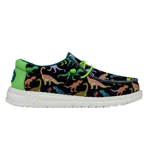 Image of Hey Dude Kids Wally Dino (Little Kid /Big Kid) | Casual Shoes