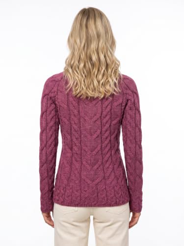 Image of Zippered Wool Sweater by Aran Woollen Mills