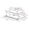 Teka-Campana-Extensible-Motor-ECOPOWER-y-con-51-Velocidades-CNL-6815-PLUS-Acero-Inoxidable-274-x-60-x-30-49-cm