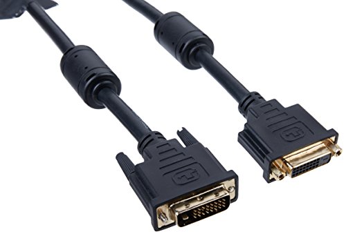 Cable DVI-D Belkin macho hembra negro de 4,5m para evitar tirones