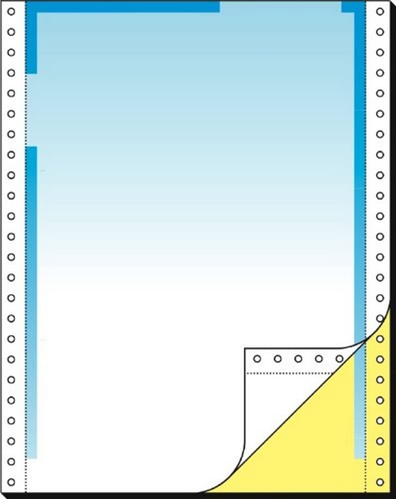SIGEL Papier de communication en continu 24 x 30,50 cm | 26246, 80/57 g, 500 ensembles 2 plis, papier imprimante