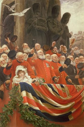 Impressions d'art mural haut de gamme Hubert Von Herkomer tableau vintage l'acclamation