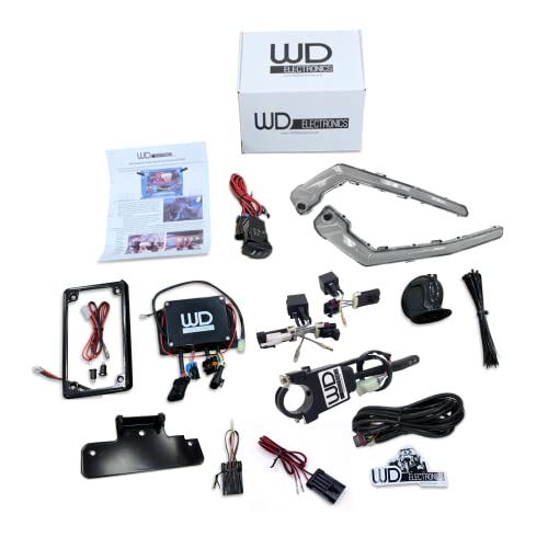 WD Electronics Compatible with Can Am Maverick X3 Front Accent Lights, Integrated Street Legal Turn Signal Kit, 2018-2021 Models, Easy Install Plug and Play