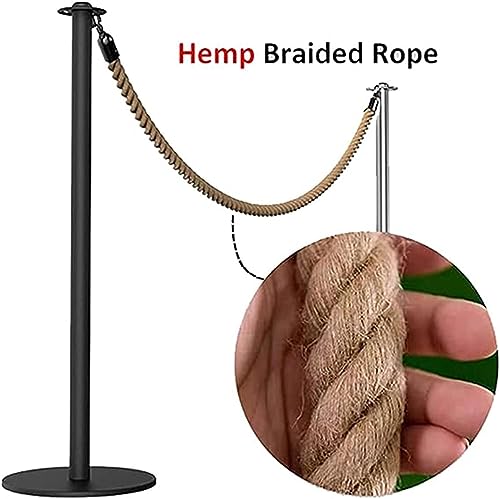 TUPOSTAR Corde Barriere in Coda con Gancio Dorato