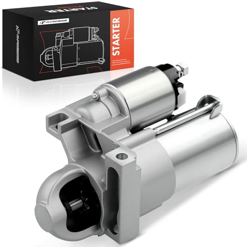 A-Premium Starter Motor Compatible with Chevy GMC Buick Pontiac & More - 1997-2005 - Impala Malibu Century S10 Equinox Monte Carlo Uplander Sonoma G6-2.2L 3.1L 3.4L 3.5L - 12V 1.4KW 9T CW