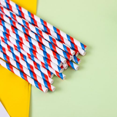 200 pitillos de papel diseño bandera americana para fiestas miniatura 4