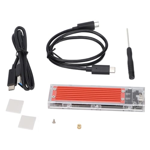 Adaptador externo transparente para disco duro Vikye USB3.1 Gen2 miniatura 6