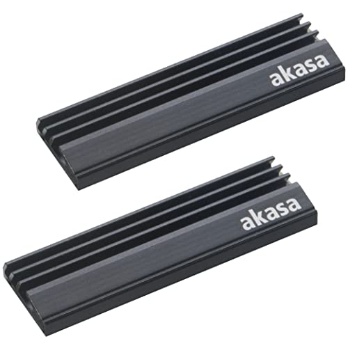 Dissipateur M.2 SSD Akasa refroidisseur aluminium pour unité de stockage PC fixe