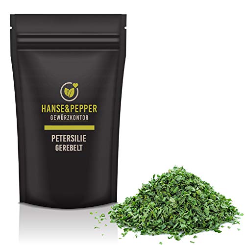 250g Petersilie gerebelt getrocknet grün aromatisch Kräuter Küchengewürz in Spitzenqualität - Gourmet Serie