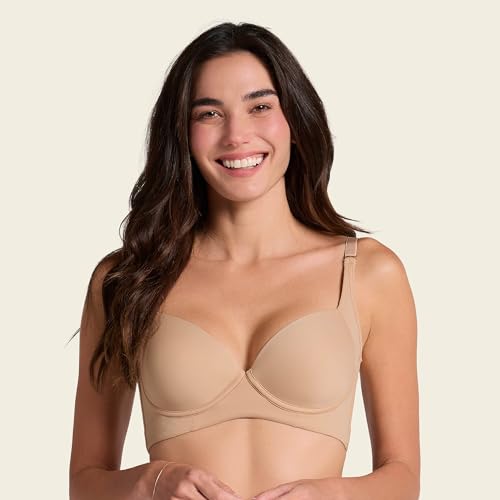 Image of Leonisa High Profile - Back Smoothing Bras for Women, Full Coverage Underwire Bra, Adjustable Hook & Eye Closure