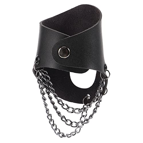 TOVINANNA 4pcs Fingerless Gloves Women Gothic Rhinestone Half Finger Gloves for Men Button Comfortable for Outdoor Use