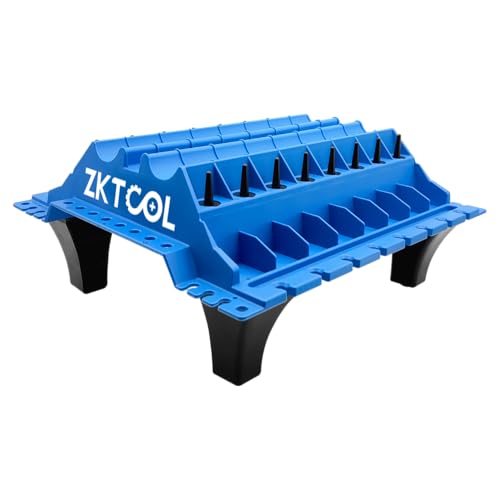 ZKTOOL エンジン部品整理台 気筒ヘッドコンポーネント整理用 バルブ、バルブスプリング、カムシャフト、クランプ付きエンジンコンポーネント バルブ立て工具 アクセサリー置き場 せいりツール