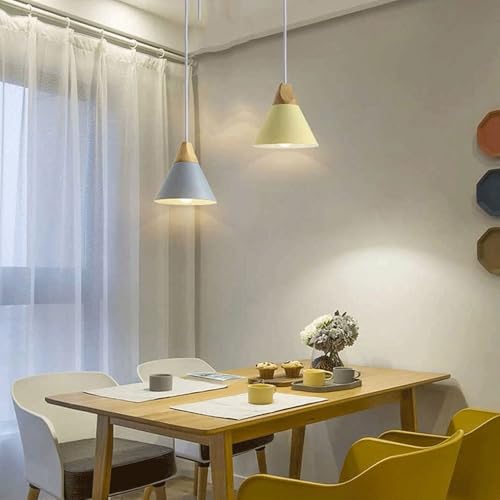 Lámpara colgante E27 de techo minimalista y accesorios decorativos 6